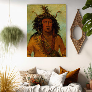 George Catlin Say Say Gon Hail Storm War Chief By George Catlin