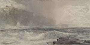 William Trost Richards Sea And Cliffs By William Trost Richards