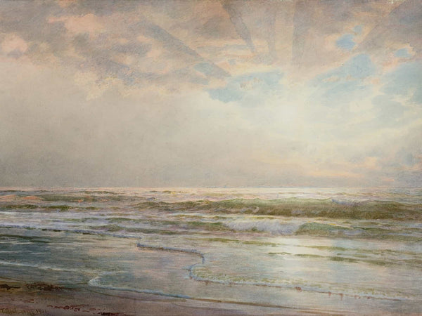 William Trost Richards Seascape By William Trost Richards