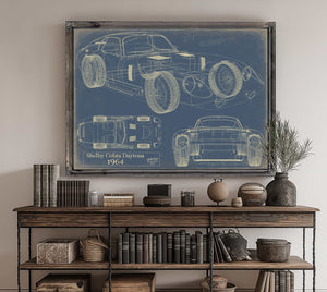 Shelby Cobra Daytona 1964 Wall Art from Bella Frye.