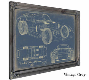 Shelby Cobra Daytona 1964 Wall Art from Bella Frye.