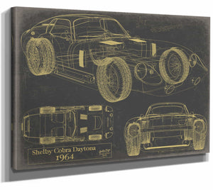 Shelby Cobra Daytona 1964 Wall Art from Bella Frye.