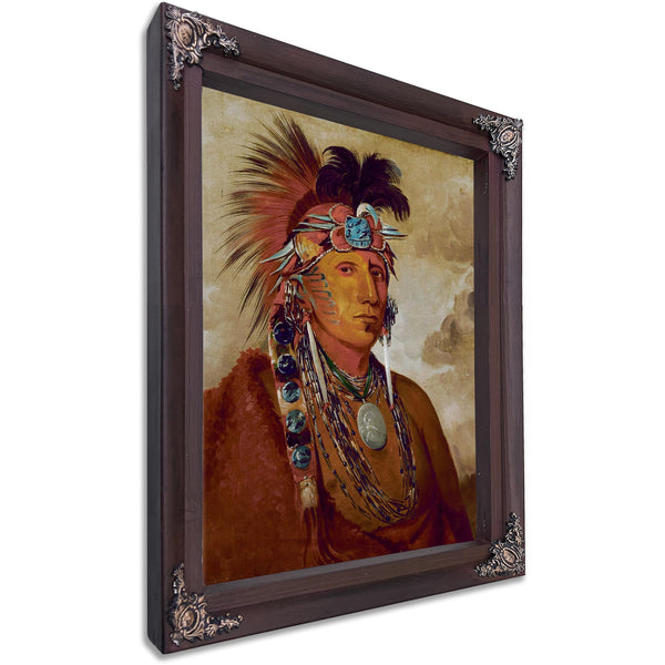 Sho Me Kos See Wolf A Chief By George Catlin