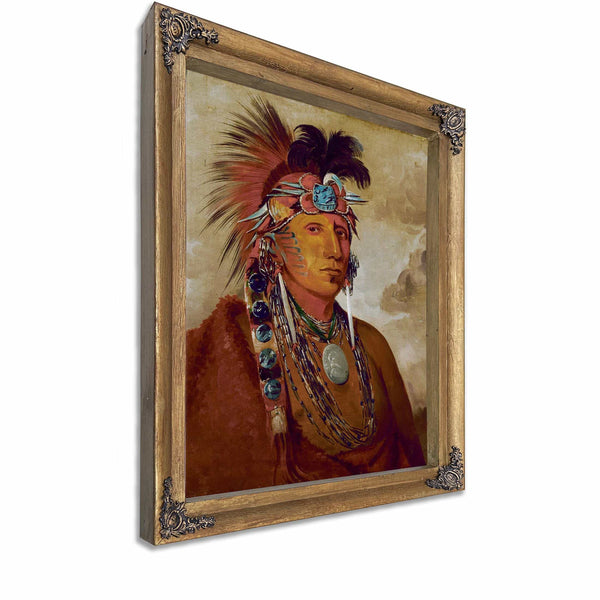 Sho Me Kos See Wolf A Chief By George Catlin