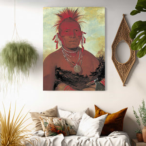 George Catlin Shon Ka Ki He Ga Horse Chief Grand Pawnee Head Chief By George Catlin