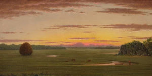 Martin Johnson Heade Single Haystack In A Flat Marsh By Martin Johnson Heade