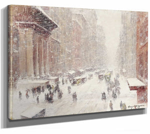 Guy Carleton Wiggins Snow Storm On The Avenue By Guy Carleton Wiggins