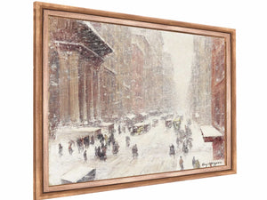 Snow Storm On The Avenue By Guy Carleton Wiggins