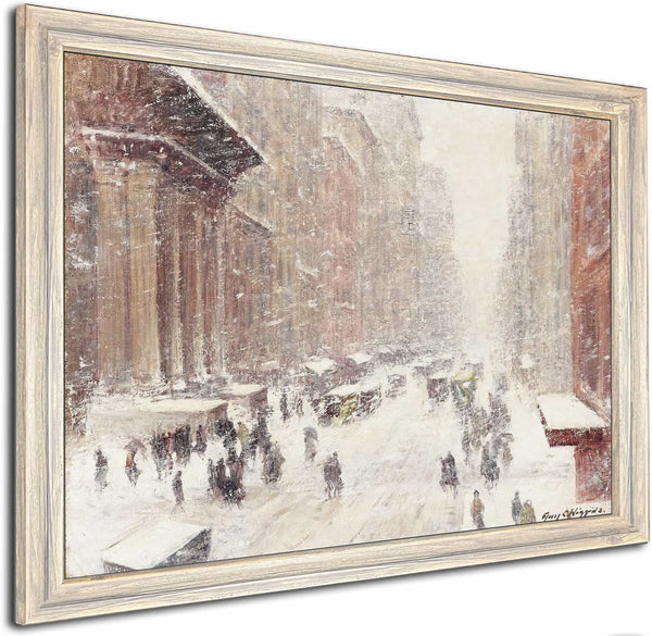 Snow Storm On The Avenue By Guy Carleton Wiggins