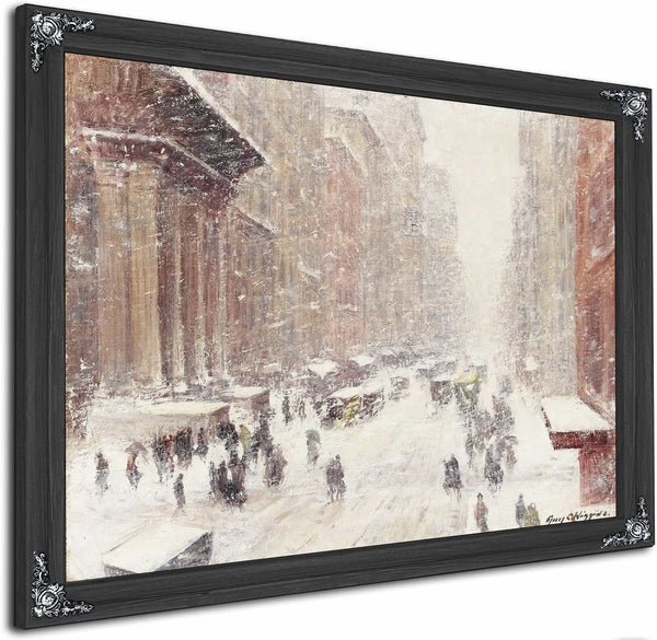 Snow Storm On The Avenue By Guy Carleton Wiggins