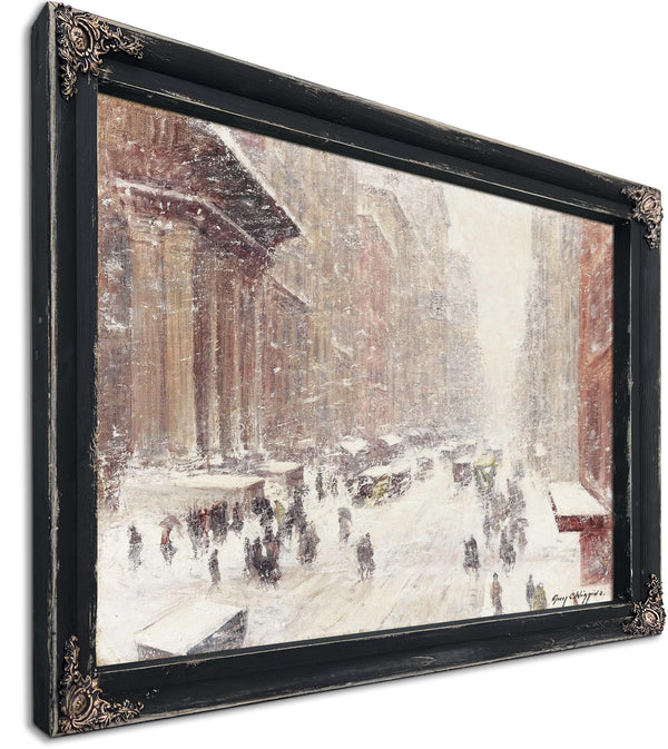 Snow Storm On The Avenue By Guy Carleton Wiggins