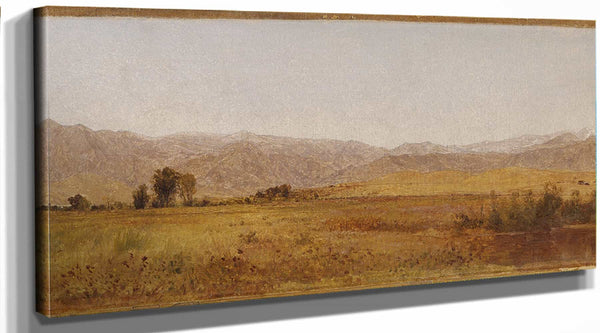 John Frederick Kensett Snowy Range And Foothills From The Valley Of Valmo By John Frederick Kensett