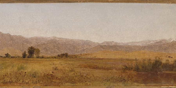 John Frederick Kensett Snowy Range And Foothills From The Valley Of Valmo By John Frederick Kensett