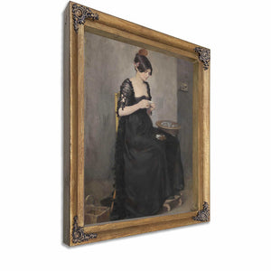 Spanish Girl Making Cigarettes By William Turner Dannat