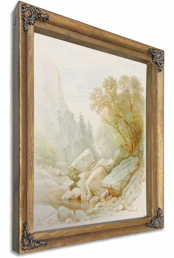 Split Rock Adirondacks By William Trost Richards