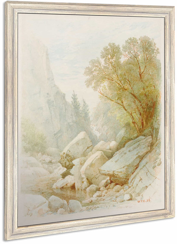 Split Rock Adirondacks By William Trost Richards