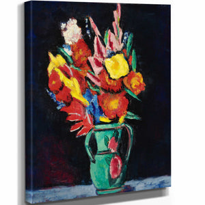 Marsden Hartley Still Life With Flowers By Marsden Hartley