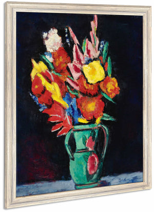 Still Life With Flowers By Marsden Hartley