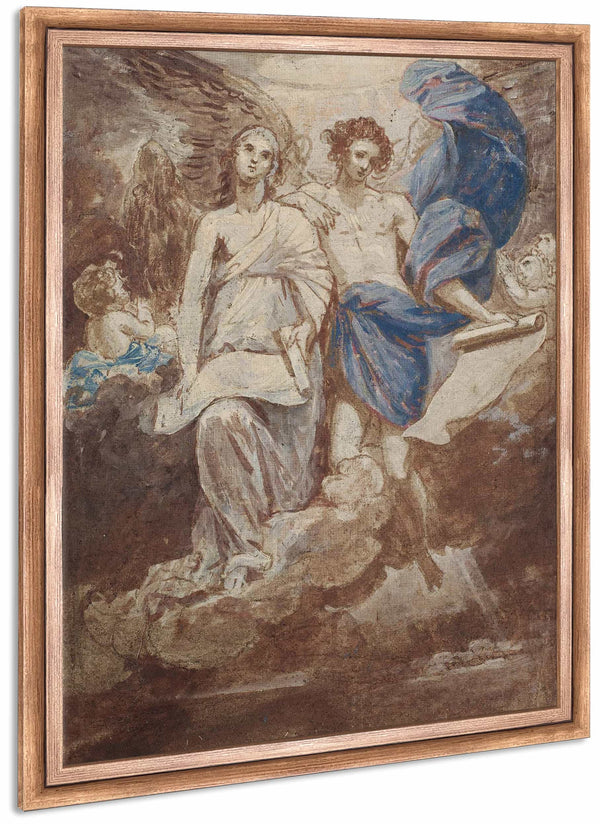 Study For A Painting Of The Angels Appearing To The Shepherds 1774 By Benjamin West