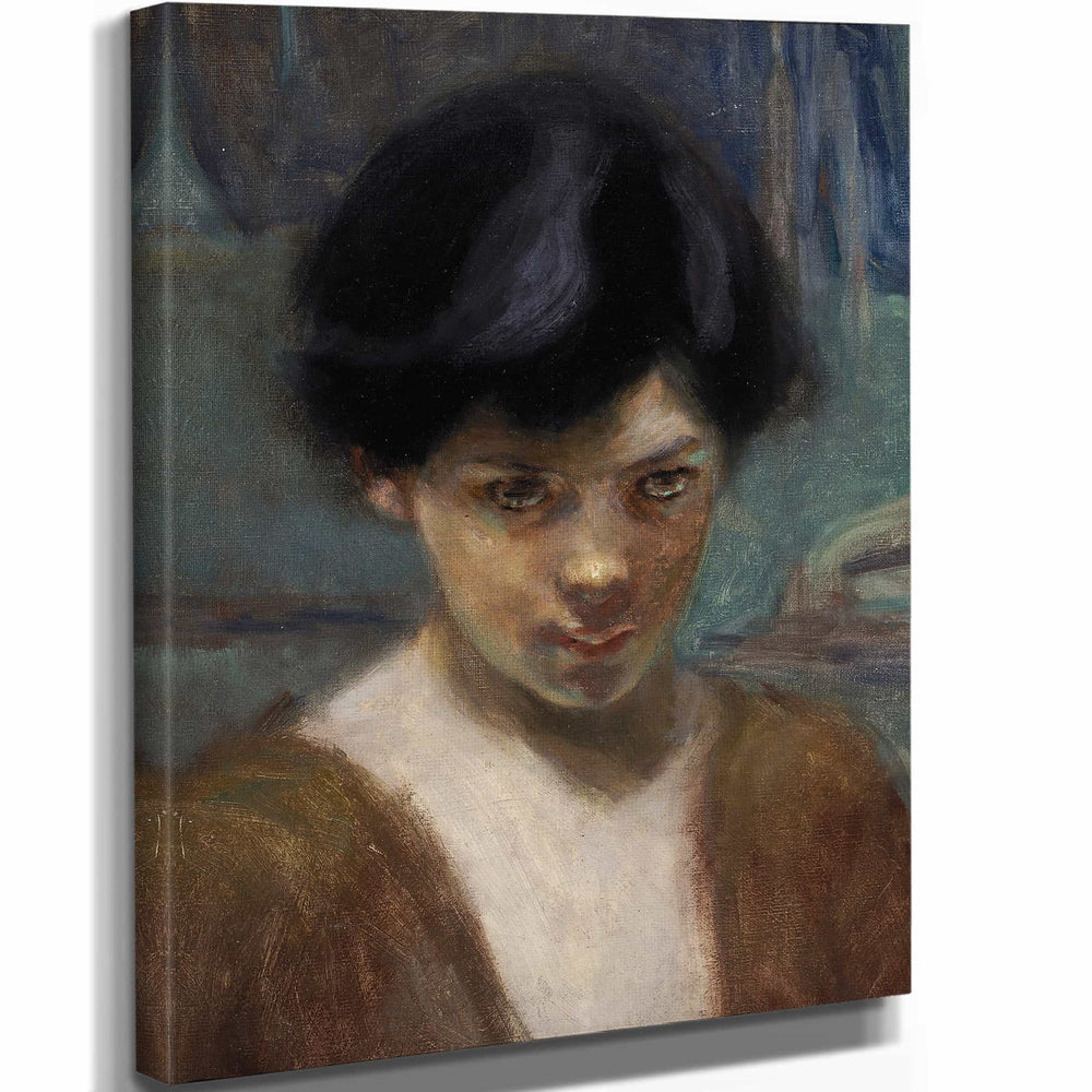 Alice Pike Barney Study Head Of A Boy By Alice Pike Barney