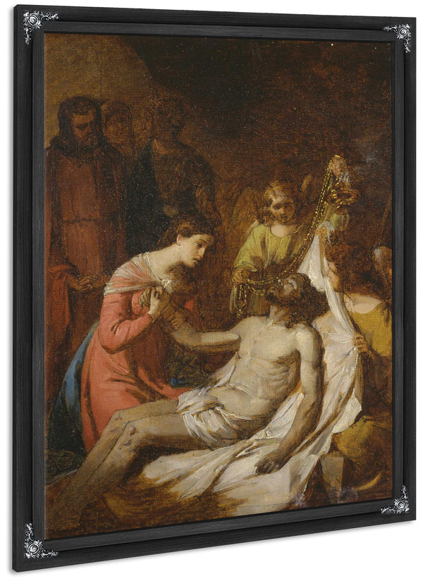 Study Of The Lamentation On The Dead Christ By Benjamin West