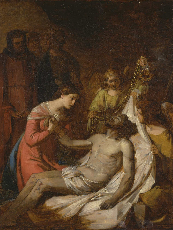 Benjamin West Study Of The Lamentation On The Dead Christ By Benjamin West