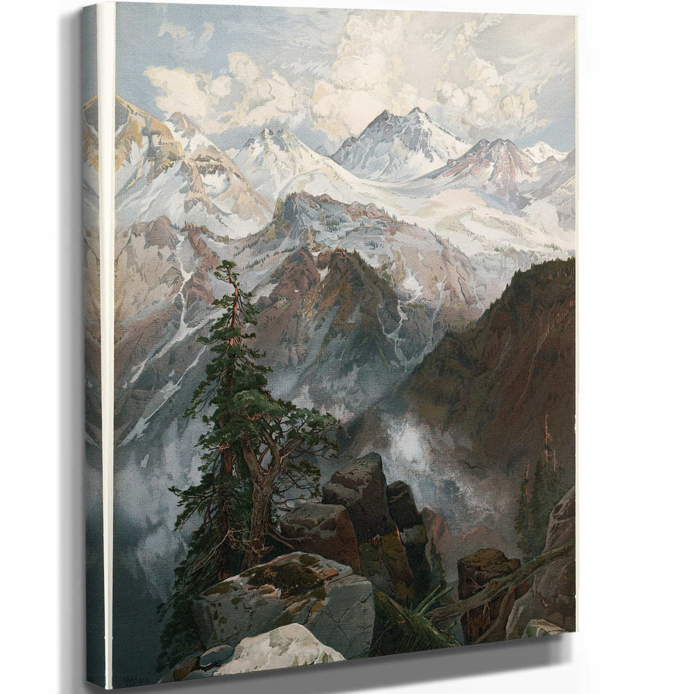 Thomas Moran Summit Of The Sierras Nevada By Thomas Moran 1