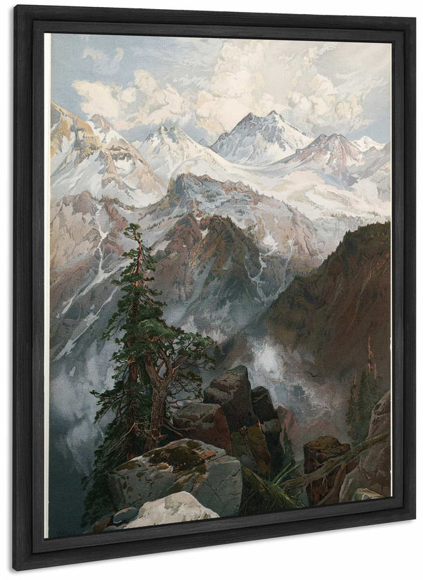 Summit Of The Sierras Nevada By Thomas Moran 1