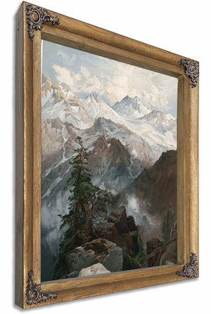 Summit Of The Sierras Nevada By Thomas Moran 1