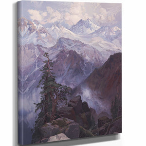 Thomas Moran Summit Of The Sierras Nevada By Thomas Moran