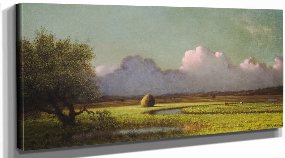 Martin Johnson Heade Sunlight And Shadow  The Newbury Marshes By Martin Johnson Heade