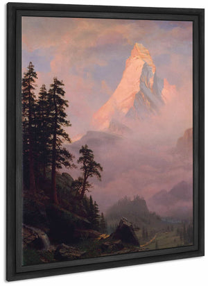 Sunrise On The Matterhorn By Albert Bierstadt