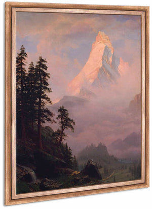 Sunrise On The Matterhorn By Albert Bierstadt