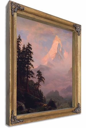 Sunrise On The Matterhorn By Albert Bierstadt