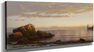 Alfred Thompson Bricher Sunset On The Coast By Alfred Thompson Bricher