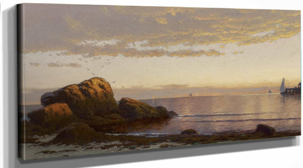 Alfred Thompson Bricher Sunset On The Coast By Alfred Thompson Bricher