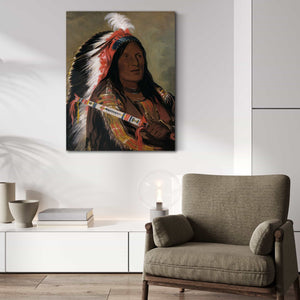 George Catlin Tah Teck A Da Hair Steep Wind A Brave Of Bad Arrow Points Band By George Catlin