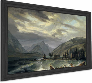 Tempest Over The Lake Of Thun By Caspar Wolf