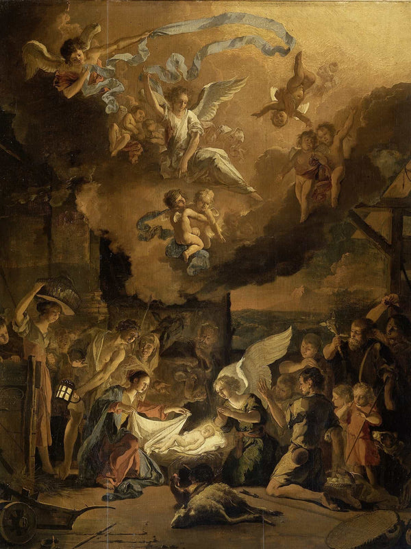 Abraham Hondius The Adoration Of The Shepherds By Abraham Hondius