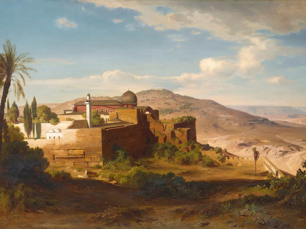 August Loffler The Al Aqsa Mosque Jerusalem By August Loffler