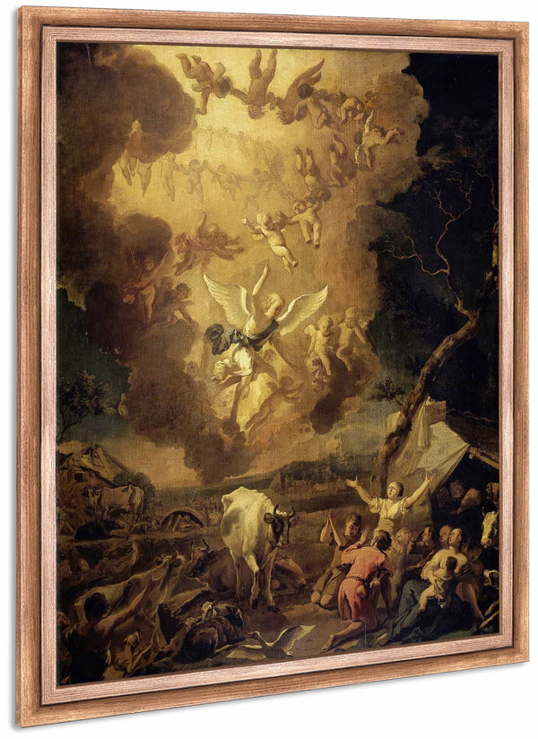 The Annunciation To The Shepherds By Abraham Hondius