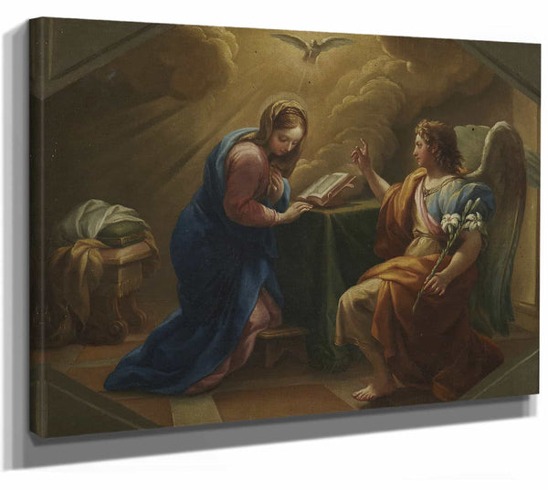 Agostino Masucci The Annunciation By Agostino Masucci