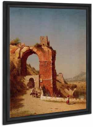 The Arch Of Nero At Tivoli By Sanford Robinson Gifford