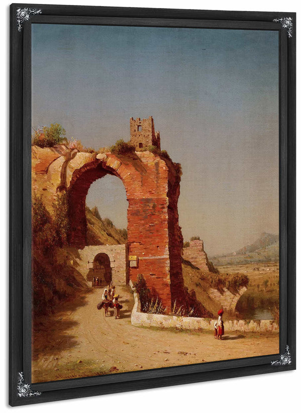 The Arch Of Nero At Tivoli By Sanford Robinson Gifford