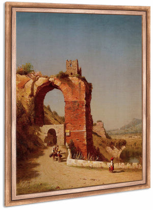 The Arch Of Nero At Tivoli By Sanford Robinson Gifford