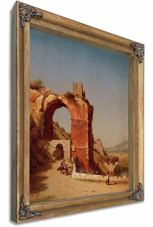 The Arch Of Nero At Tivoli By Sanford Robinson Gifford