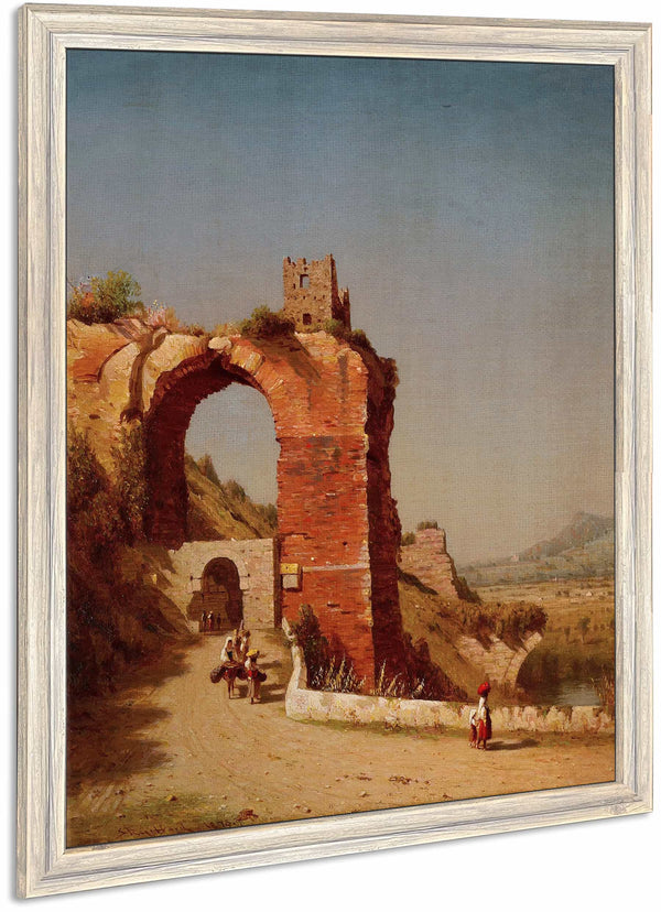 The Arch Of Nero At Tivoli By Sanford Robinson Gifford