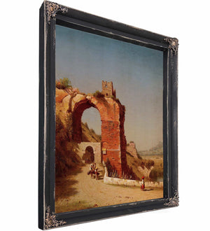 The Arch Of Nero At Tivoli By Sanford Robinson Gifford