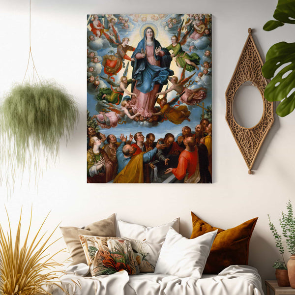 Alonso Lopez De Herrera The Assumption Of The Virgin By Alonso Lopez De Herrera