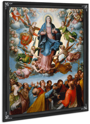 The Assumption Of The Virgin By Alonso Lopez De Herrera